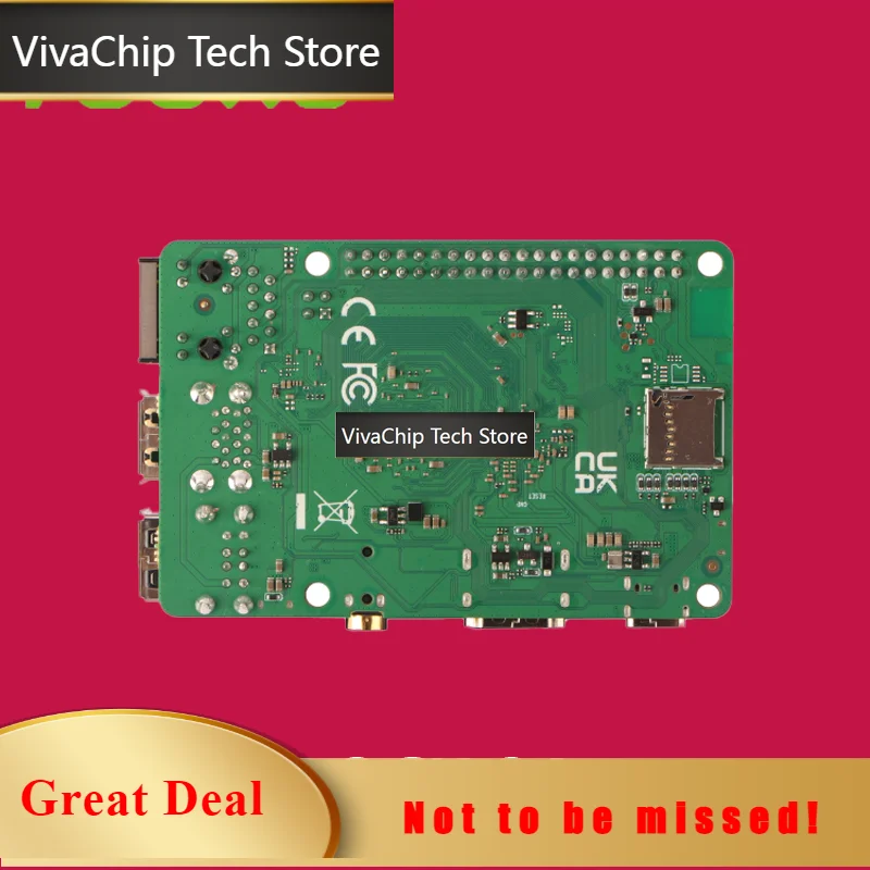 VivaCTRadxa ROCK 2A RK3528A Quad Core CPU Development Board Computer Supporting GPU and 4K