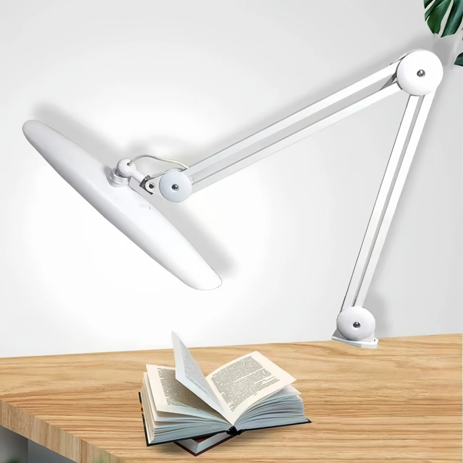 STLF LZS Desktop Folding Table Lamp Clip-type Eye Protection Learning Shark Lamp Nail Art & Eyelash Pattern Full-Spectrum UV Bea