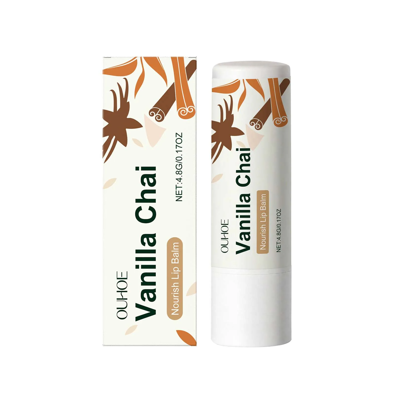Plumping Lip Balm for Preventing Chapped Lips Vanilla Tea Scent Refreshing Moisturizing Hydrating Brightening Lip Care