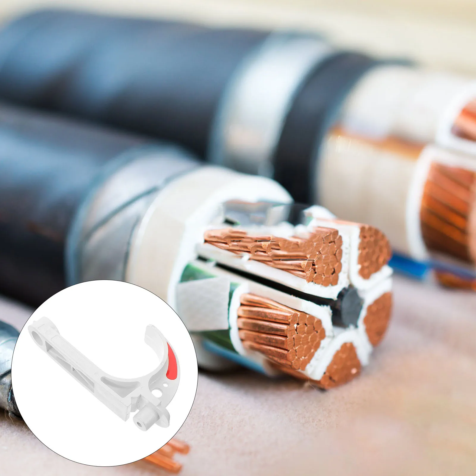 

6Pcs Mining Cable Plastic Cable Hanger for Tunnel Wire Support Heavy Duty J Hooks Cord Clip Cord Clips