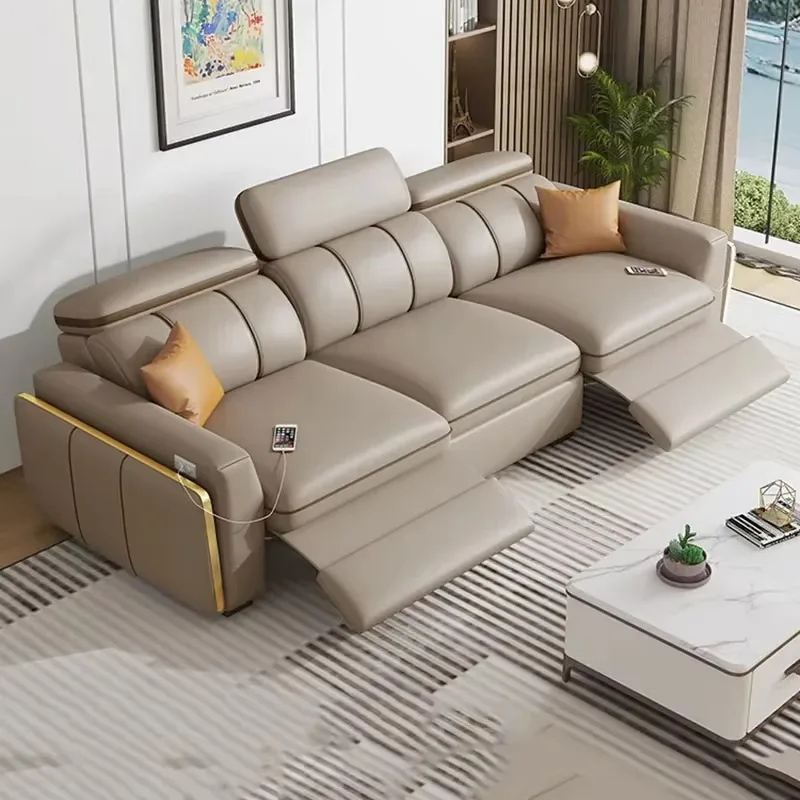 Tamanho completo braço sofá elétrico loveseat design interior designer sofá de grandes dimensões sofá italiano divano soggiorno móveis para casa