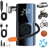 Tire Inflator Portable Air Compressor Fast Emergency, Durable Portable Tire Inflator for Car 150 PSI, Auto Air Pump for Car Tire