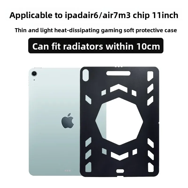 Hollow Heat Dissipation Gaming Tablet Sleeve TPU Full Protective Cover for iPad Air 11in Pro11 iPad10th11th12th iPad Mini7 Mini6