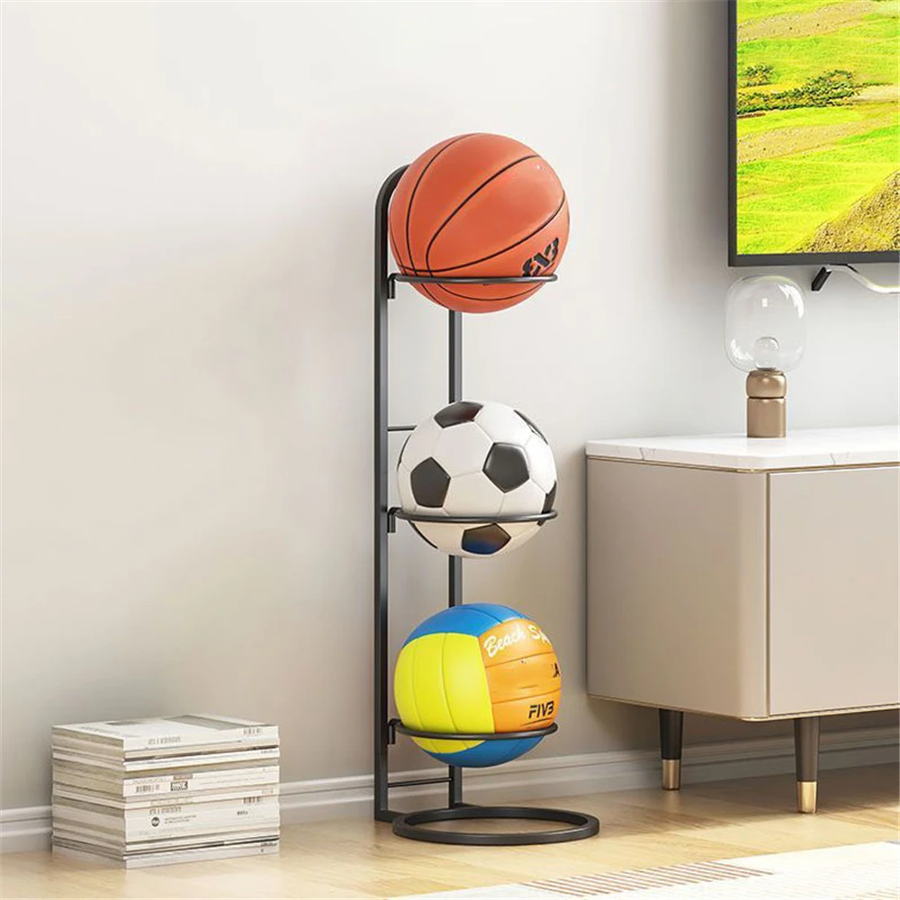 Indoor Children Basketball Storage Rack Put Ball Football Storage Basket Placed Rack Kindergarten Volleyball Stand Holder Space