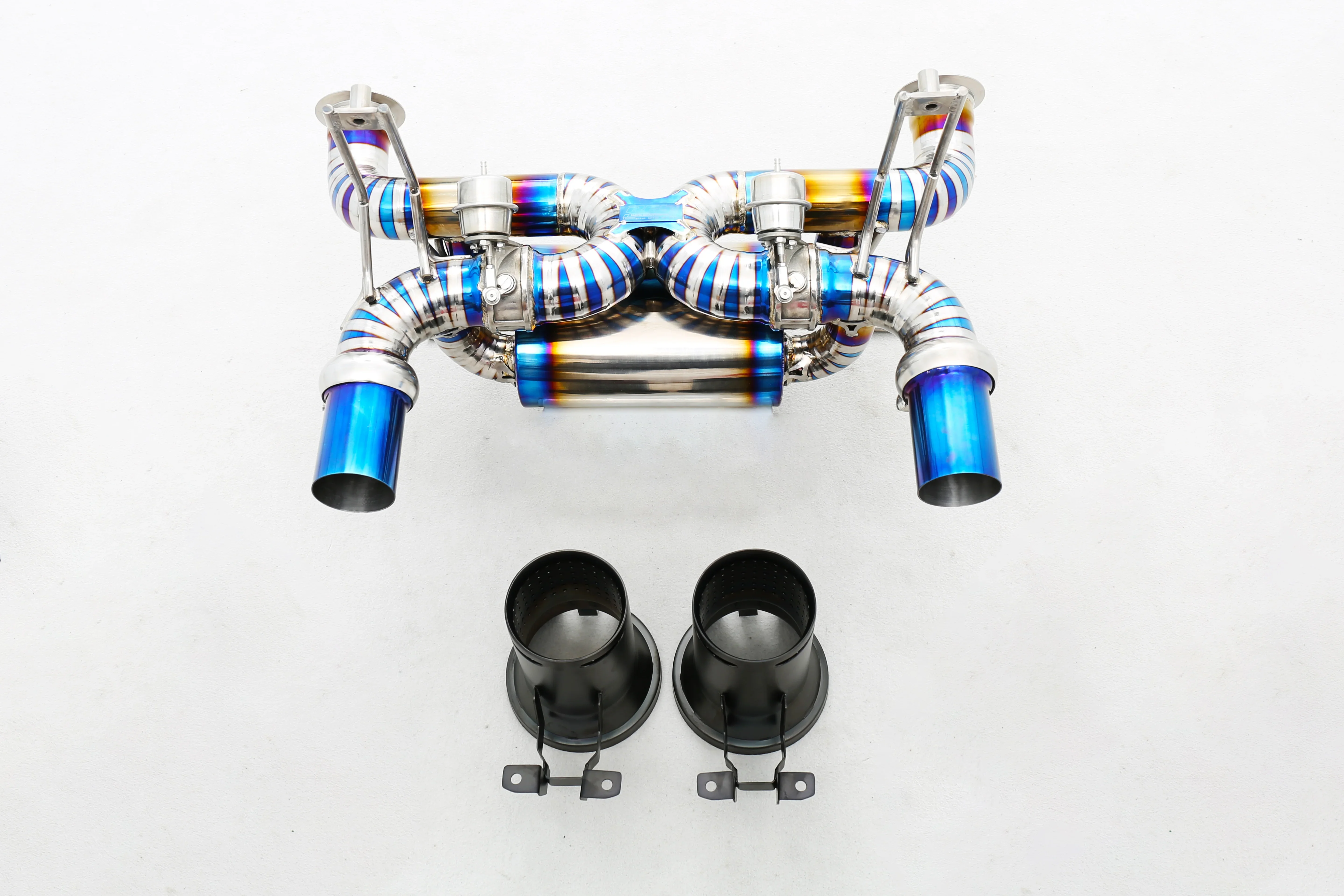 Custom 304 Stainless Steel/Titanium Valved Exhaust System Perfect Fit for LP700 to SVJ