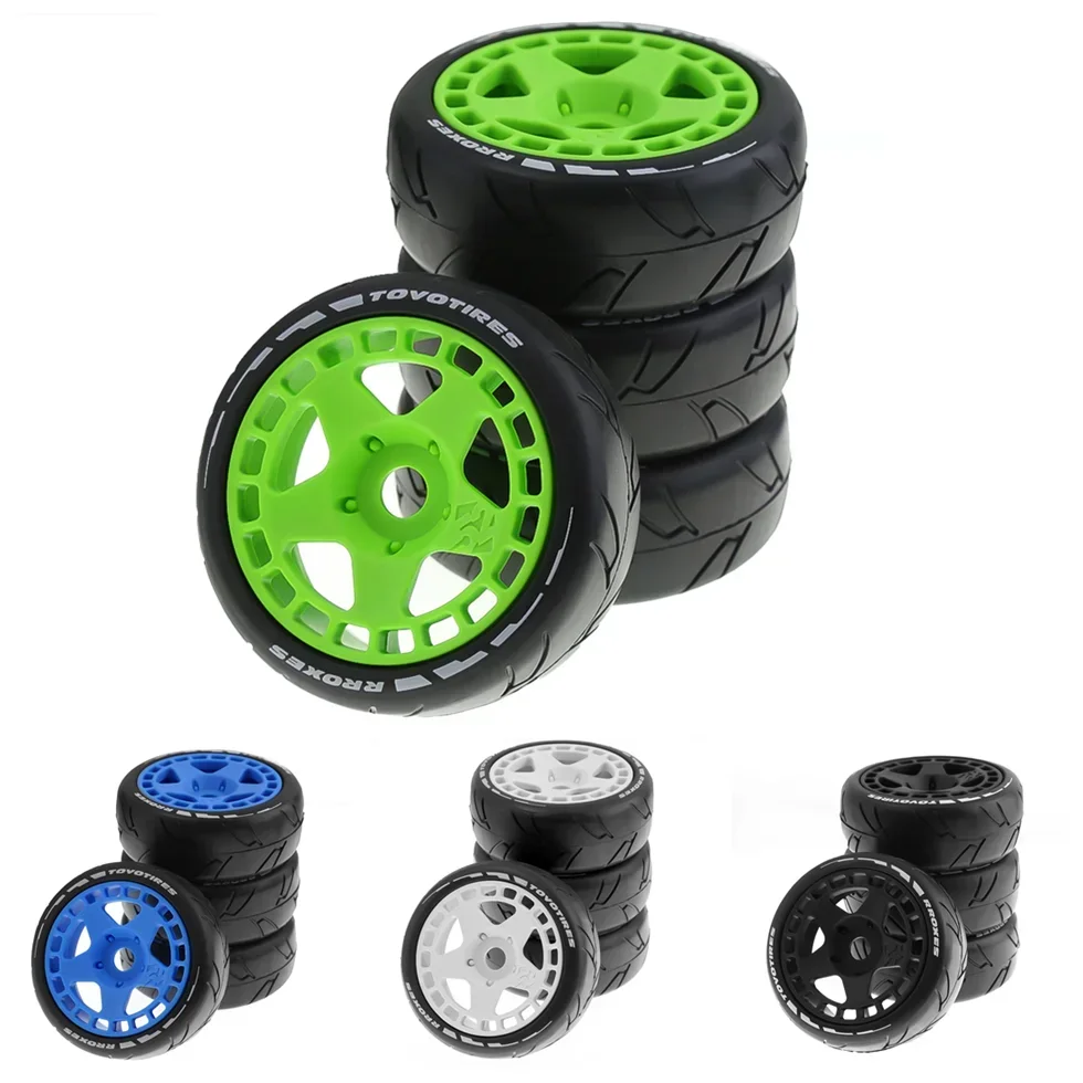 105mm 1/8 Scale RC Off-Road Buggy Tires Wheel 17mm Hex for ARRMA Redcat Team Losi Kyosho VRX HPI WR8 HSP Hobao