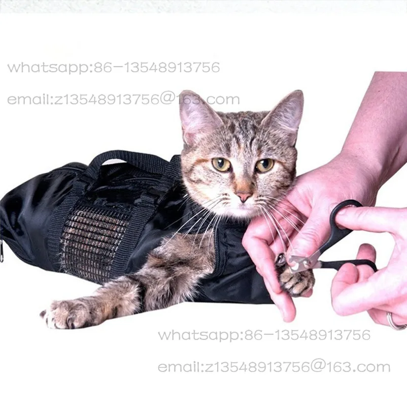 Wash Cat Bags, Go Out and Carry  Bags, Cat Nails, Scratch and Bite, Fixed Bathing, Anti-run Pet Cat Baoding Bag