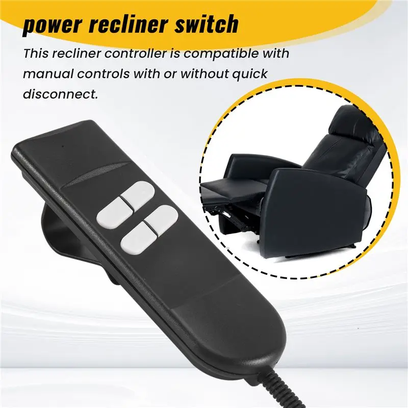 Efficient Electric Sofa Remote, 5 Pin 4 Button Power Recliner Remote Accessories For OKIN LIMOSS Pride Golden Berkline