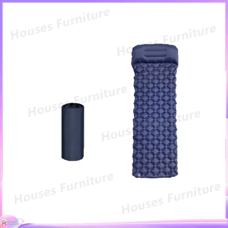 Ultralight Automatic Inflatable Sleeping Pad Waterproof Nylon Camping Mattress Foldable Air Bed for 1-2 Person Outdoor Beach