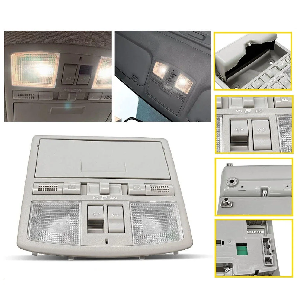 

Car Interior Roof Reading Light Assembly Dome Lamp Overhead Map Light Console For Mazda 3 6 Replace BBM669970B75 GS4C69970D75