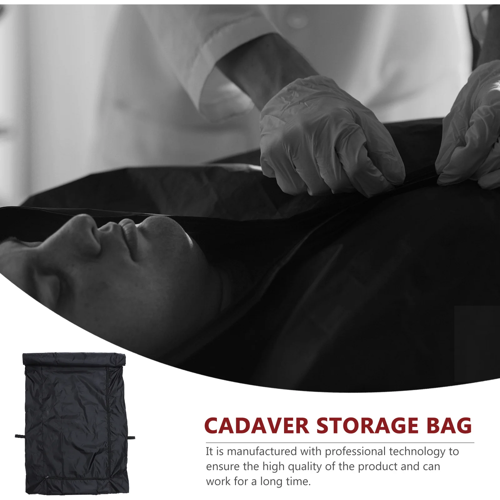 

1Pcs Cadaver Storage Bag Premium Durable Carcass Pouch Funeral Supply High Barrier Waterproof Body Bag Corpse Pouch