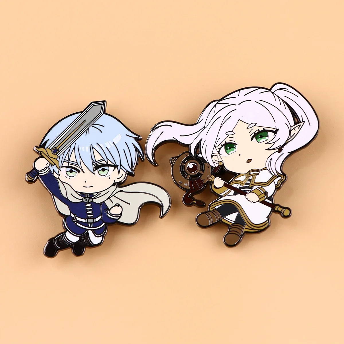 فريرين: ما وراء نهاية الرحلة المينا شارات أنيمي هيميل بروش مانغا دبابيس لحقيبة الظهر الملابس التلبيب تأثيري مجوهرات لعبة الهدايا #6