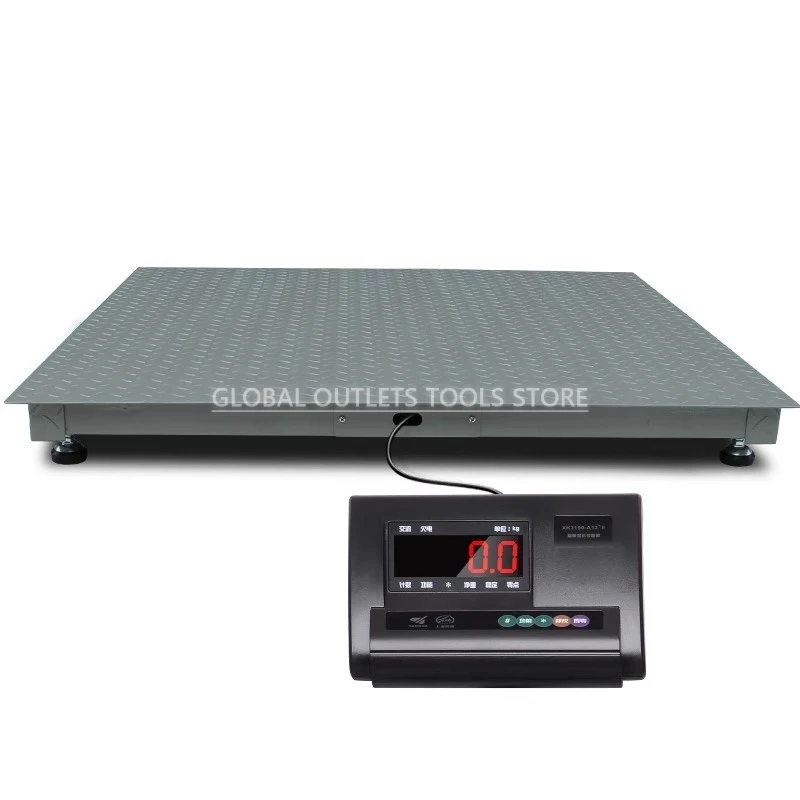 0.6 x 0.8 M 3 Tons Industrial Digital Scale Commercial Electronic Weighing High Precision Weighbridge For Livestock Weighing