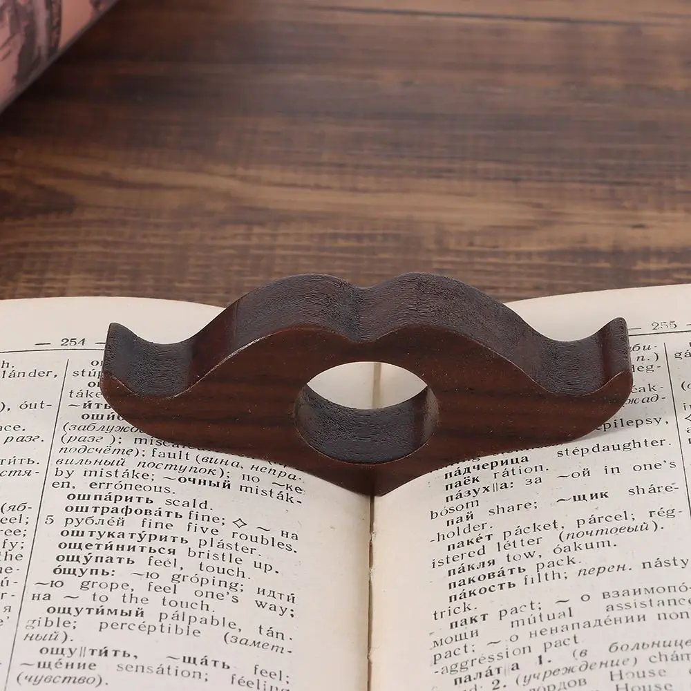 Convenient One Hand Reading Bookmarks Page Turning Fixed Wooden Thumb Book Support Fast Reading Aids Tools Book Page Holder Gift