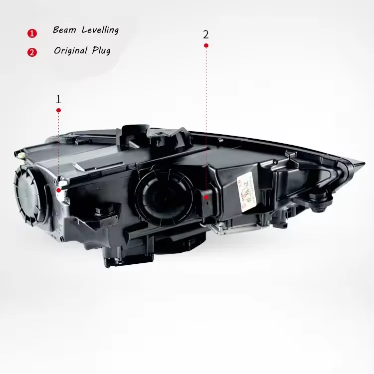 مصباح أمامي LED بمصفوفة تكوين عالية للمصابيح الأمامية الديناميكية Audi A3 2013-2016 #4