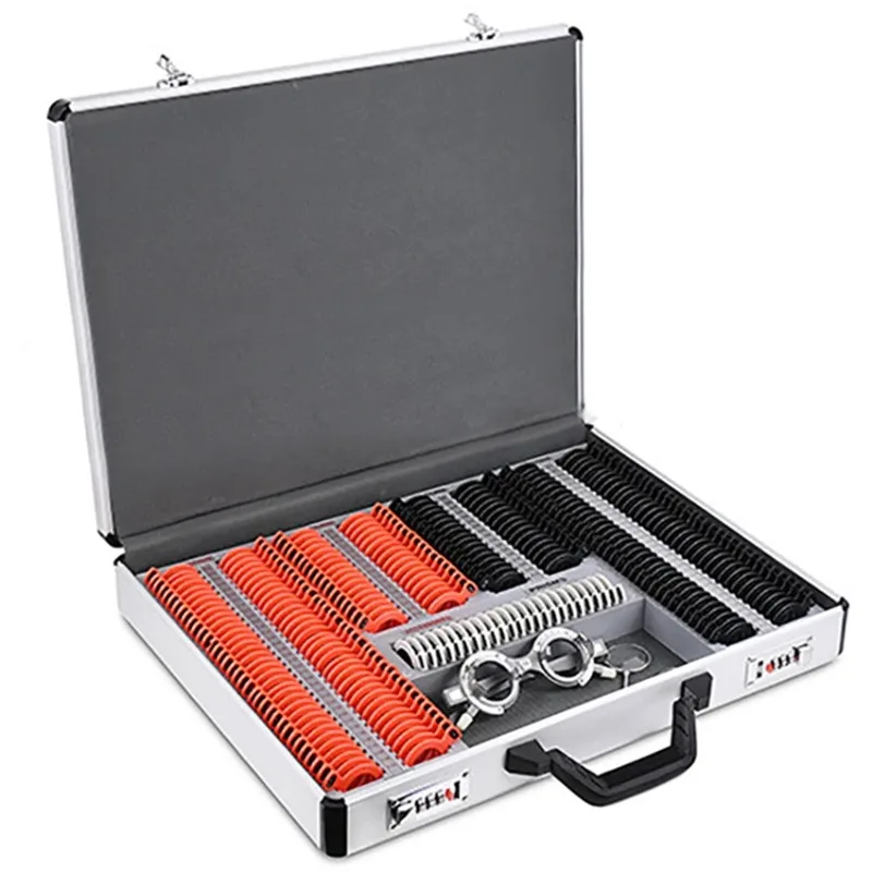 232 Pieces of Professional A-level Lenses, Vision Test, Optometry Test Box, Optical Equipment, Plastic Edge Prism Audition Set