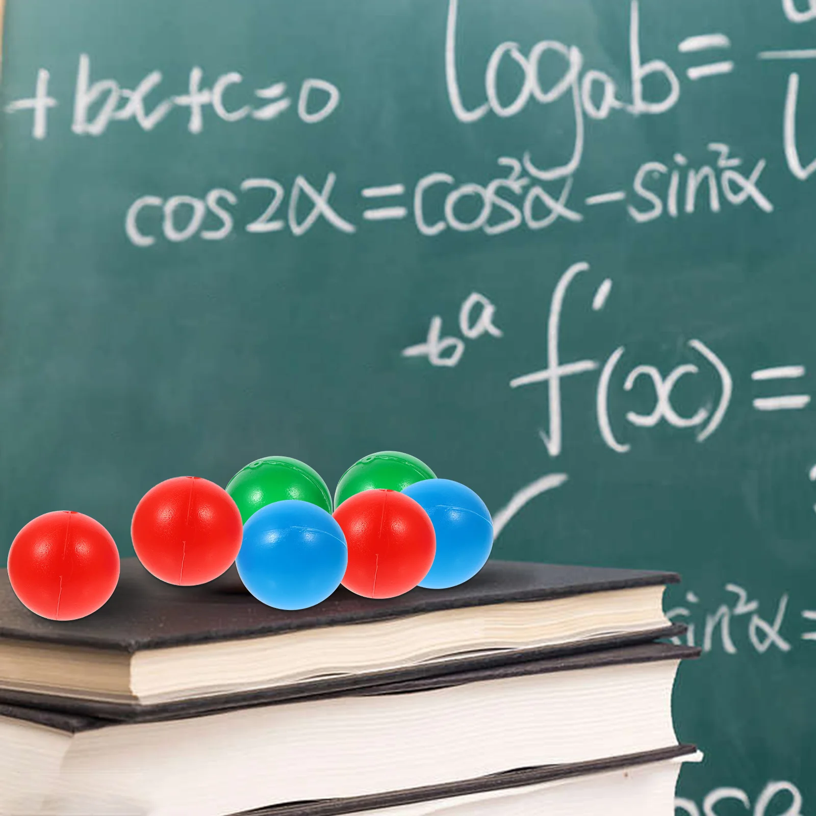 

30pcs 15Mm Probability Learning For Kids Math Thickened Ball Teaching Solid Ball Probability Balls Solid Balls