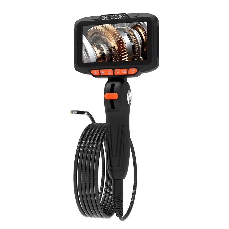 

4.3" 1080P IPS Industrial Endoscope with Light, 360° Articulating Probe & 1.5M Cable, CMOS Sensor