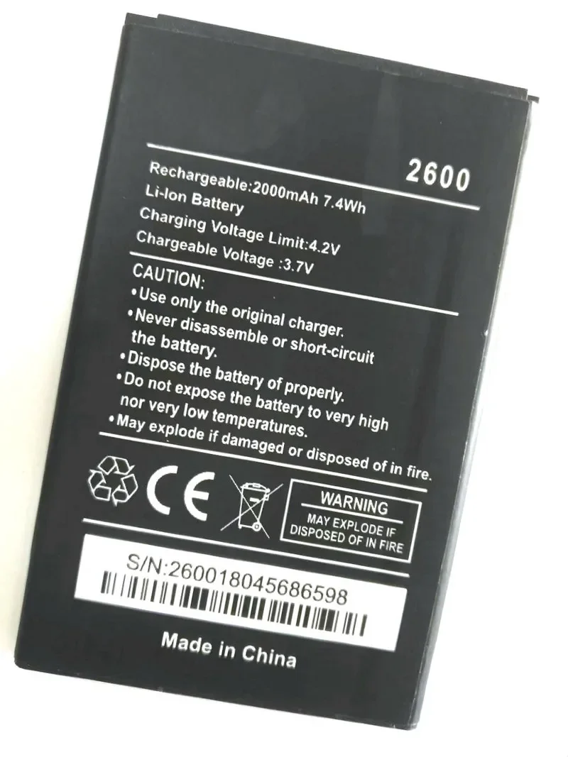 Westrock 2000mAh 2600 Battery for WIKO 2600 Cell Phone
