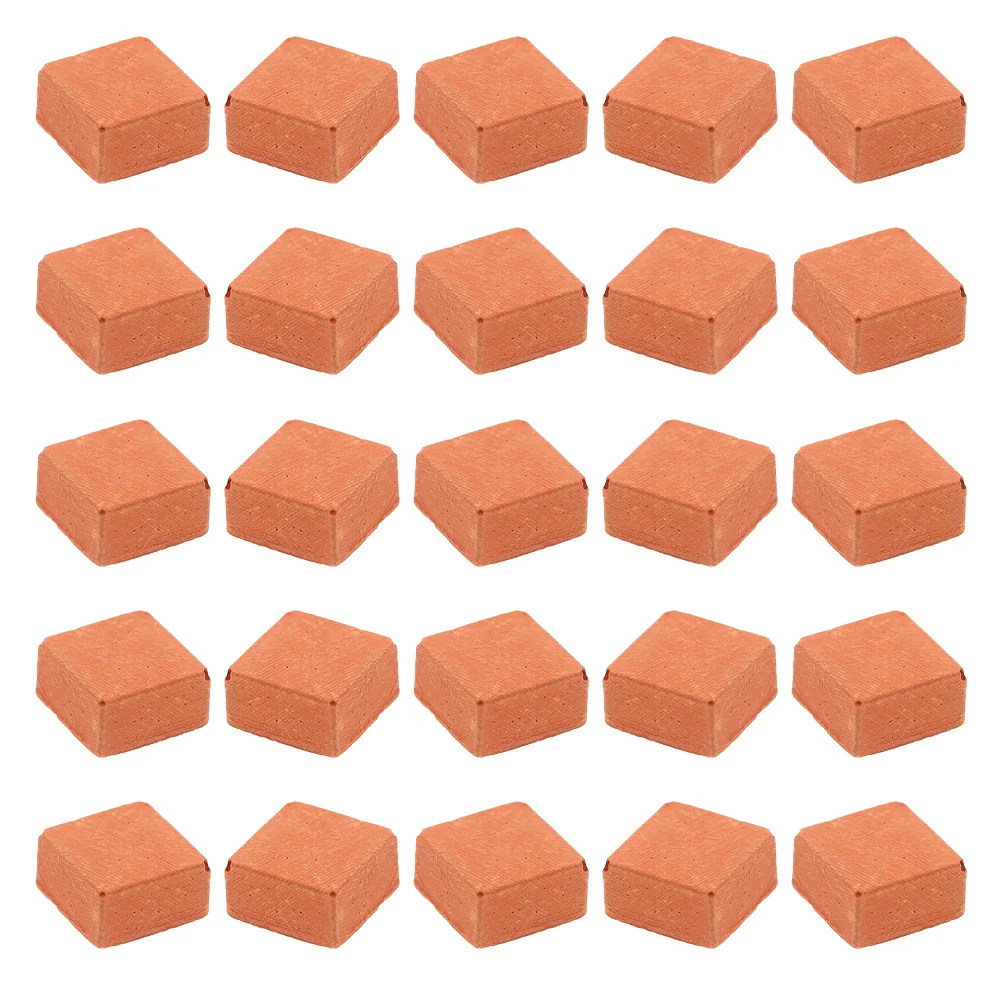 210 Stuks Mini Kunstmatige Klei Bakstenen 1:16 Schaal Realistische Miniatuur Muur Baksteen DIY Building Set voor Home Decor Zand Tafel Diorama