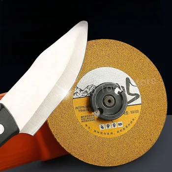 3 adet 100mm Elmas Bileme Tekerleği 500/100/200 Irmik Zımpara Bileme Diski Aşındırıcı Disk Açı Taşlama Tekerlek Kalemtıraş Tekerlekler