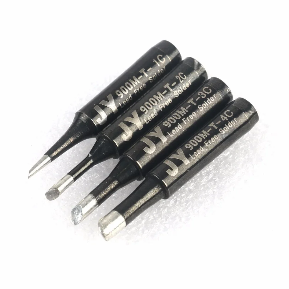 14PCS/Lot JY BLACK Lead-Free Soldering Solder Iron Tips 900M-T-K For Hakko 936 FX888/888D SAIKE CXG YIHUA AOYUE