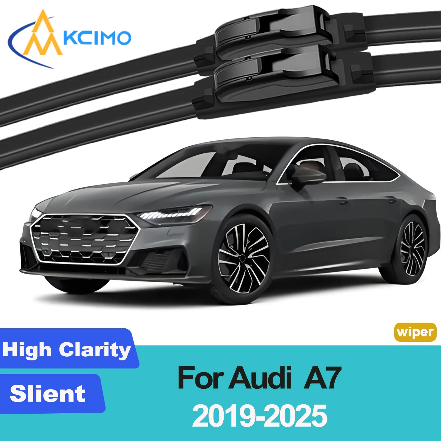 

2PCS New Front Windshield Wiper Blade for Audi A7 4K8 2019-2025 Front Windshield Auto Wipers Blade Accessories 2025 2024 2023