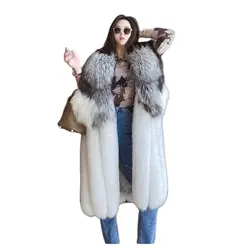 Fangtai 2025 Winter New Finnish Imported Fox Fur Coat Women's long full-leather Natural Fur CoatLoss Real Mink Fur Coats Leisure