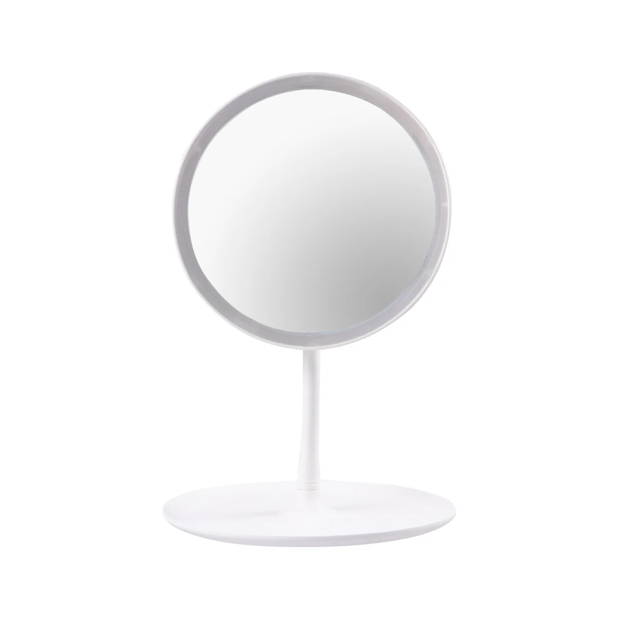 LED USB Rechargeable Makeup Mirror Premium Scratch Resistant Dimmable Touch Light Modes Adjustable Vanity Mirror