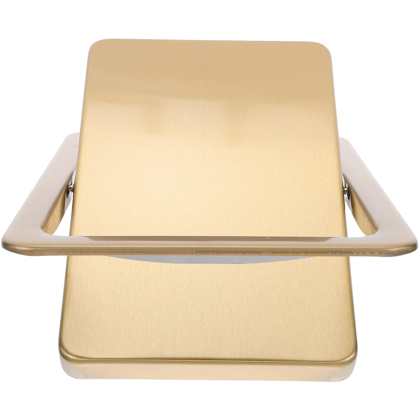 

Stainless Steel Recessed Waste Bin Lid Swing Mechanism Flush Mounted for Kitchen Countertop Space Saving Garbage Can Replacement