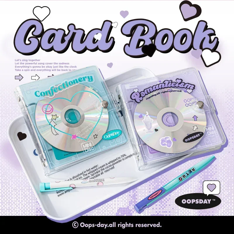 Retro CD Kpop fotokartki zbieraj segregator A7 okładka notesu pamiętnik Agenda Planner papiernicze zestaw albumów fotograficznych — zdjęcie produktu 5