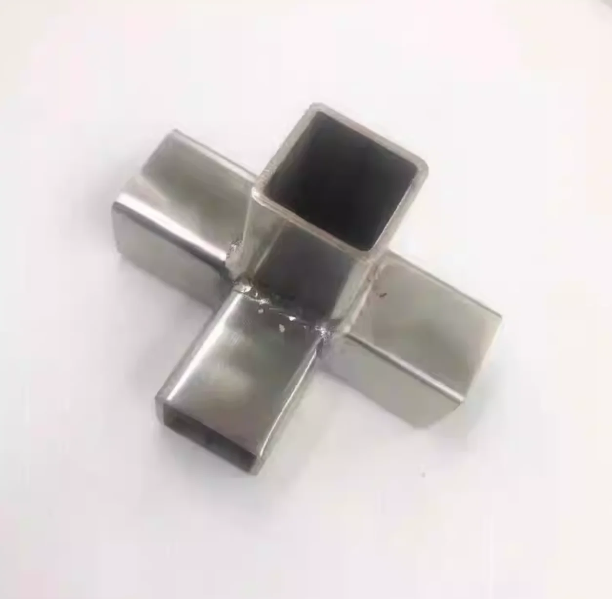 1Pc 304 Stainless Steel 25*25mm Square Rail Connector Clamp Fittings L Elbow T Cross Joint