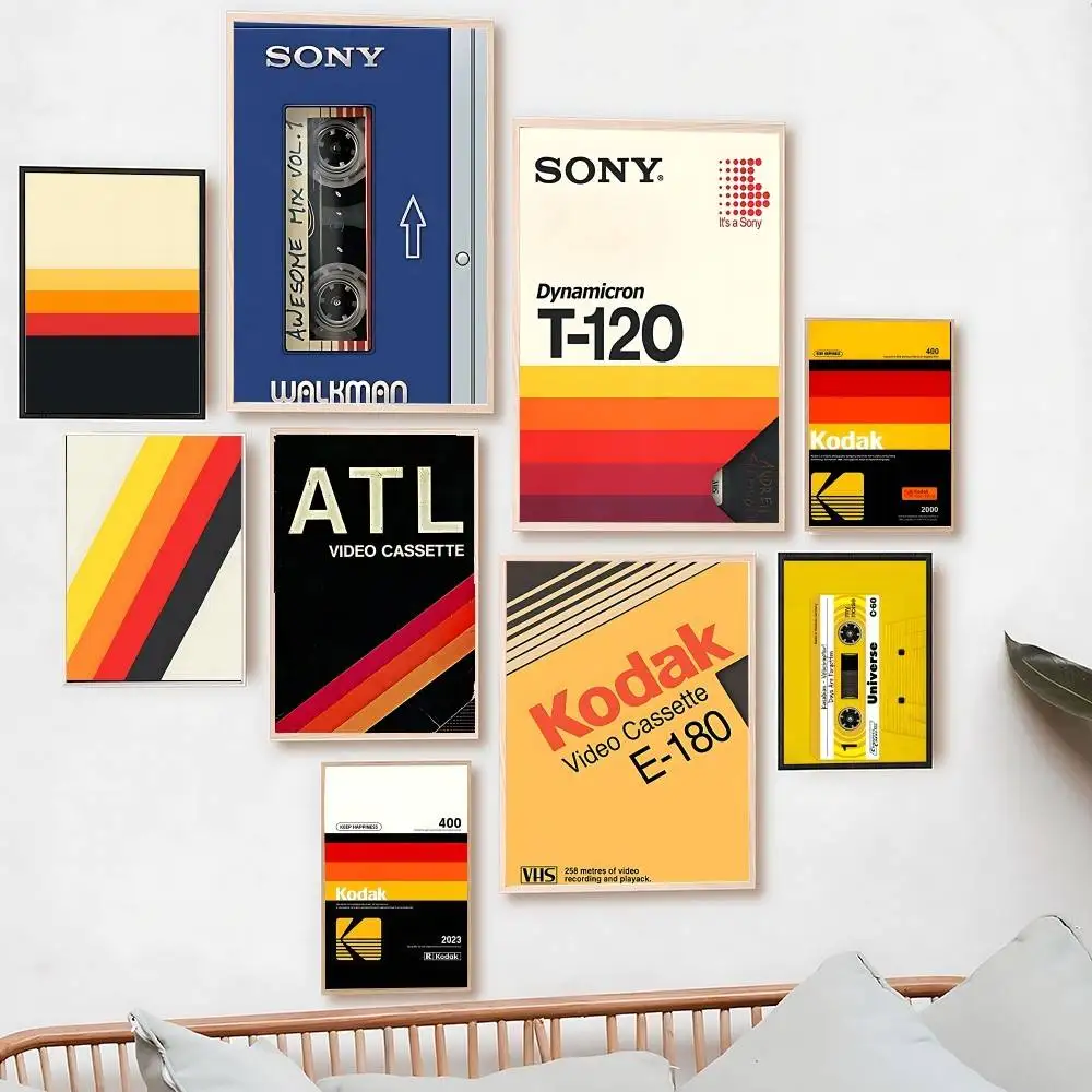 

Ancient Camera Poster No Framed Poster Kraft Club Bar Paper Vintage Poster Wall Art Painting Bedroom Study Stickers