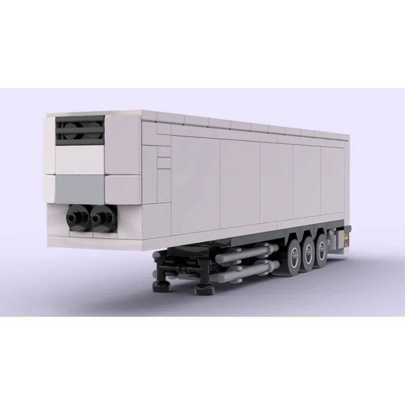 

MOC-69165 Classic New Container Cargo Refrigerated Trailer Brick Model 243 Parts Creative Boys' Children's Birthday Toy Gift