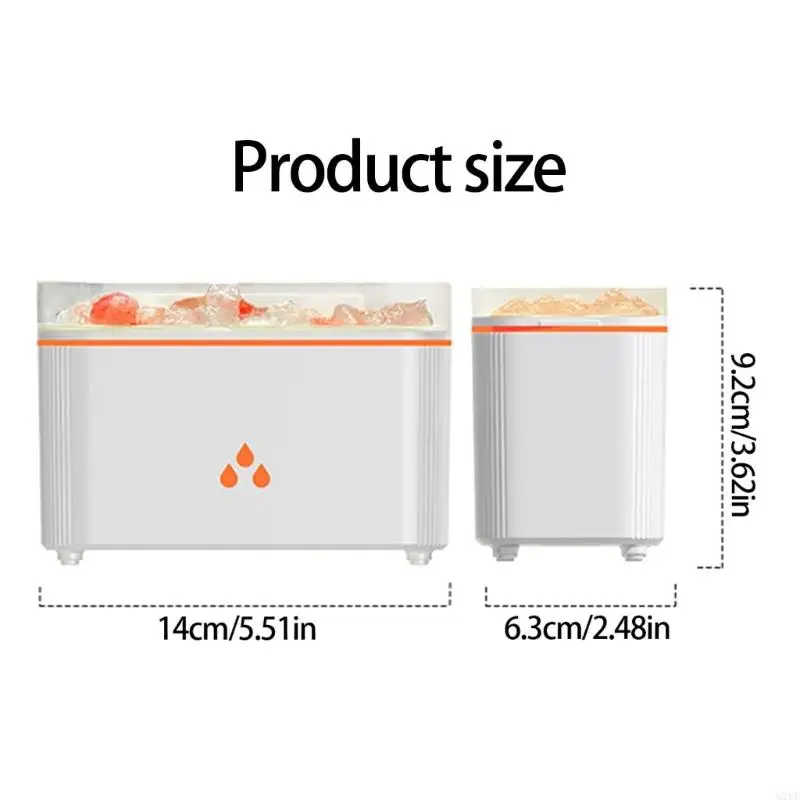 2025 جديد محمول USB مرطب هادئ مزدوج الاطباقن واقعية كبيرة القدرات الأسرة