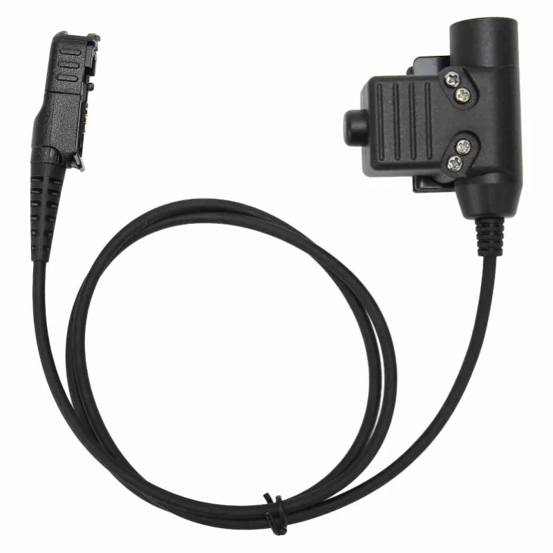 

PTT Headset Adapter Push To Talk Connector For Motorola Xir P6600 P6620 XPR3300 XPR3500 MTP3250 DP2000 DEP550 MTP3100