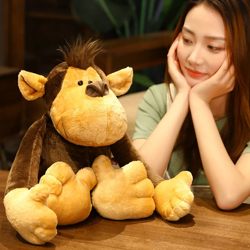 Cartoon Animal Hand Puppet Parent-child Game Doll Lion Elephant Pig Appease Toys Birthday Gifts For Children wholesale