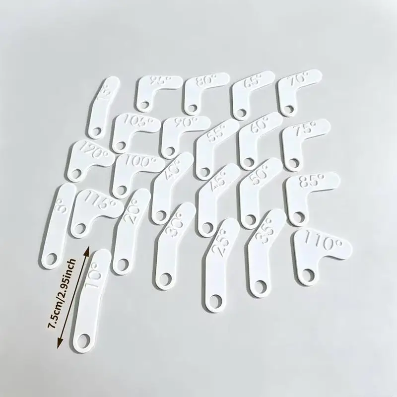 13/24pcs Multi-Angle Square Accurately Measuring Set, Assists Positioning, Marking, And Checking Joint Angles Improve Precision