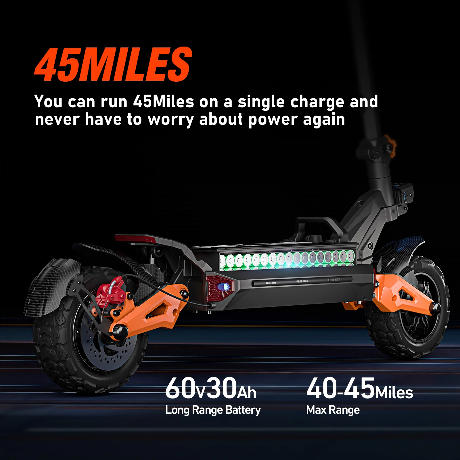 FREEBOY H9 Adult Electric Scoo - đánh giá và giá 60V 30Ah Electric Scooter Battery