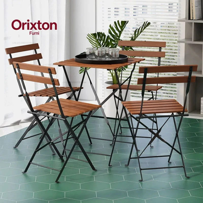Garden Outdoor Folding Table Chair Aluminum Portable Outdoor Party Tables and Chairs