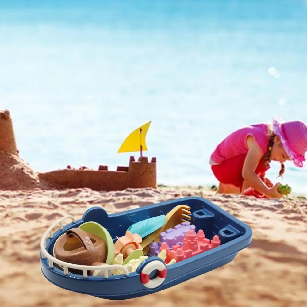 Interactive Smooth Edge Castle Building Kit Children Play Sand Toy Toddlers Gift