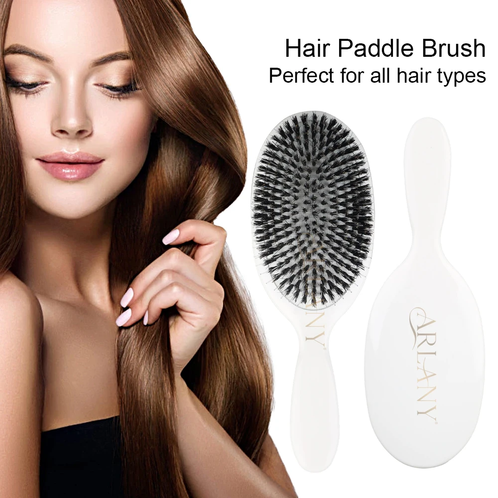 Hair Brush Boar Bristle Massage Comb Shower Hairstyles Grooming Hairdressing Styling Tools Hair Extensions Salon Accessories