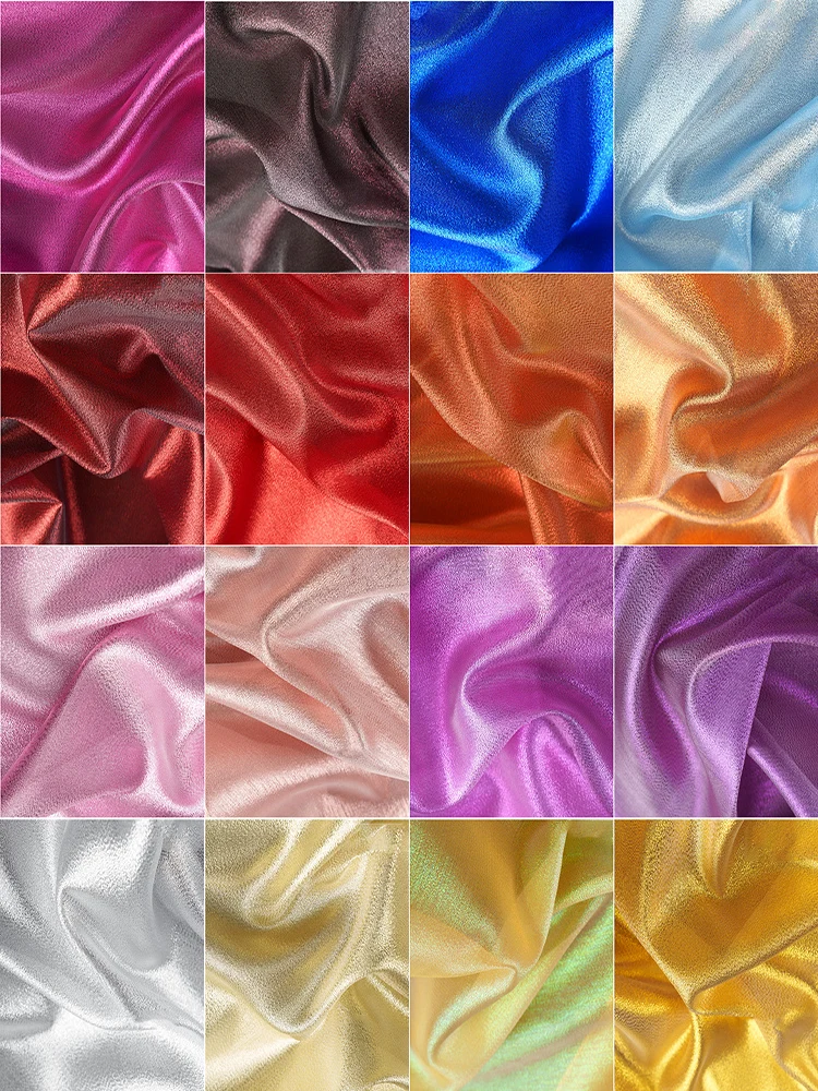 Gold Silver Glitter Lurex Gauze Fabric Sparkle Cloth for Dance Costume Photo Background for Sewing by Half Meter