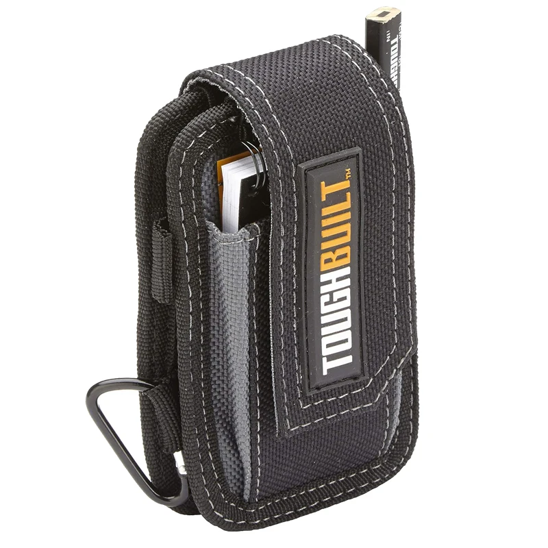 TOUGHBUILT TB-33 Small Tool Pouch With Notebook Pencil Pocket Compatible Tool Belts & Heavy-duty Structures Smartphone Bag