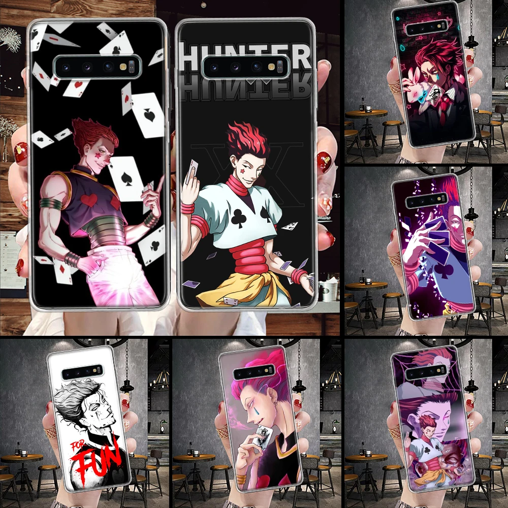 Чехол Hunter HXH Hisoka для телефона Samsung Galaxy S21 S20 FE S22 S23 S24 Ultra S10 Plus S9 + S8 S10E, мягкий чехол, оболочка