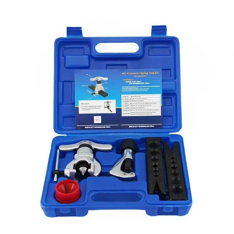 6 Hole SAE Eccentric Flaring Tool Kit CT-806AM-F Expands 9mm Copper Tubes Square Plastic Box