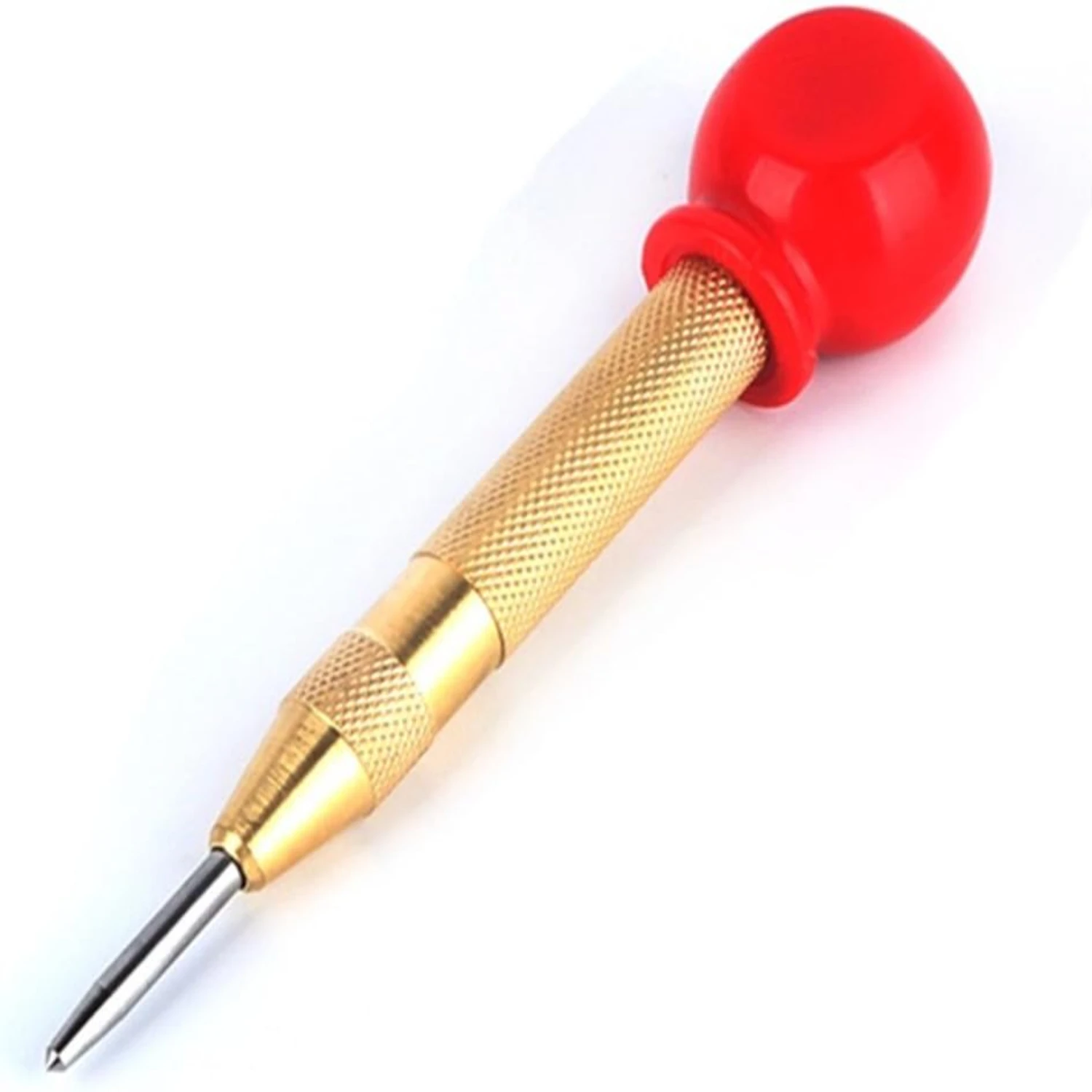 Accurate 5-inch Automatic Center Punch with Locator Positioner for Precise Window Breakage and Easy Sample Hole Creation Knife