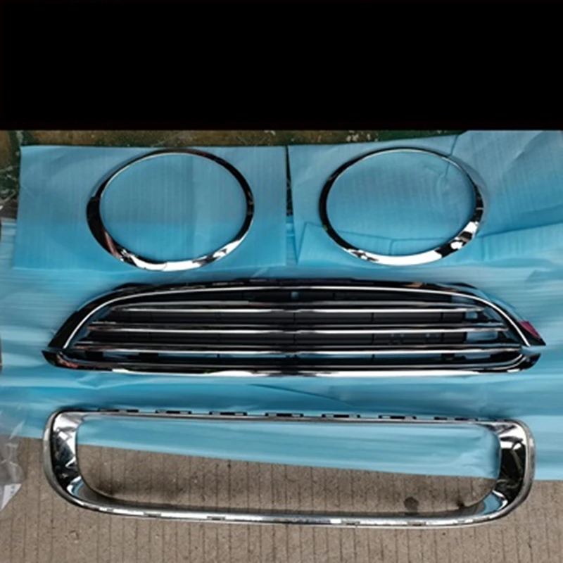 

Для BMW MINI R55 R56 R57 R58 2011-13 Передний бампер Решетка противотуманной фары Крышка заднего фонаря Яркая полоса Накладка Автомобильные аксессуары