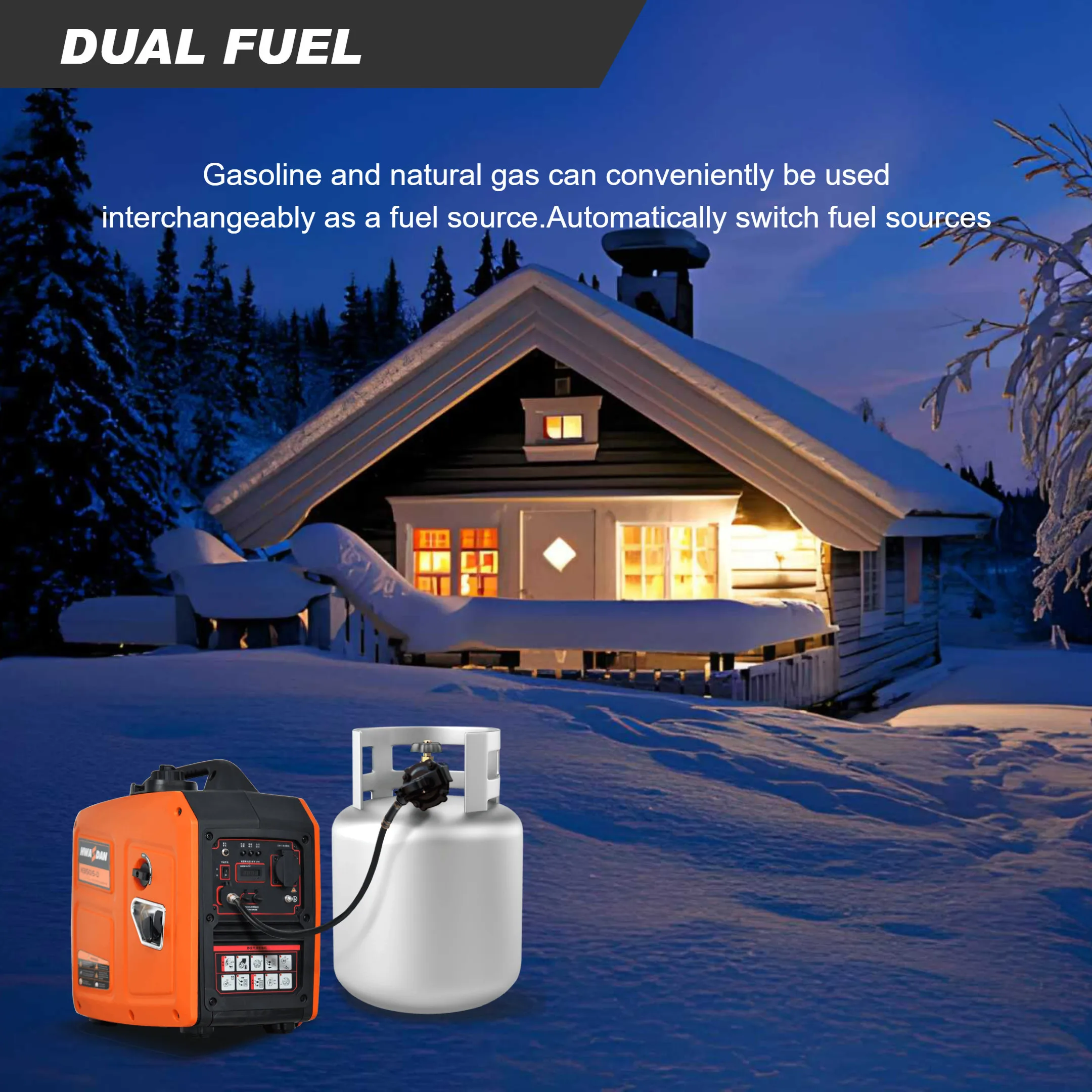 1kw 2kw 2.8kw  Generator 3.5hp Portable Silent Inverter Generator
