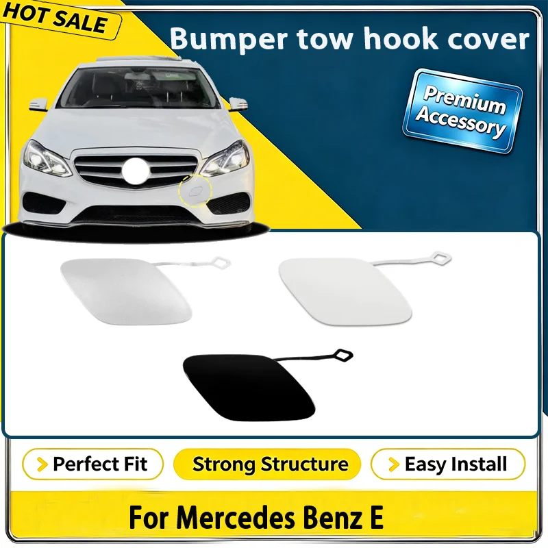 For Mercedes Benz E Class W212 FL AMG Line E180 E200 E300 E400 E500 Front Bumper Tow Hook Cap Towing Eye Cover A2128852422